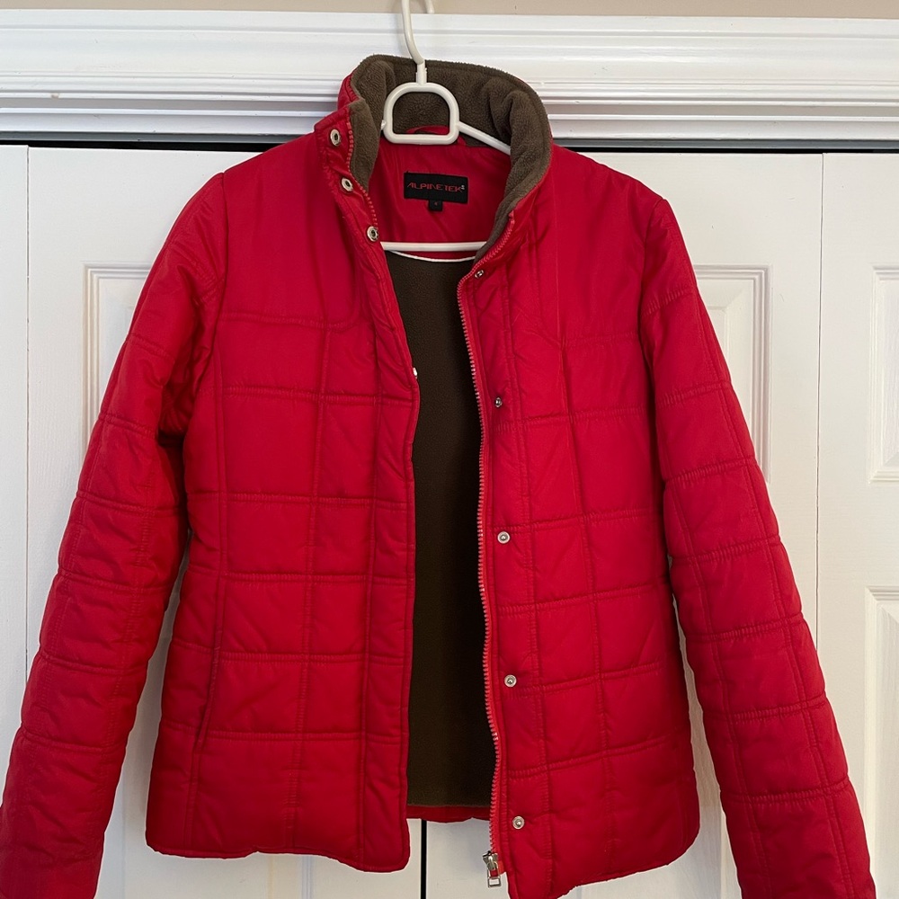 Alpine Red Quilted Jacket